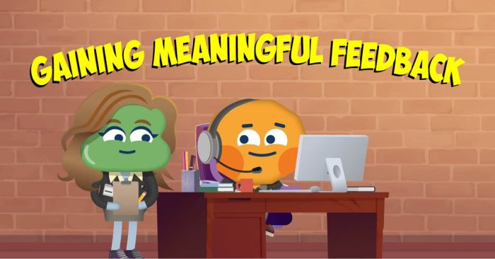 Gaining Meaningful Feedback