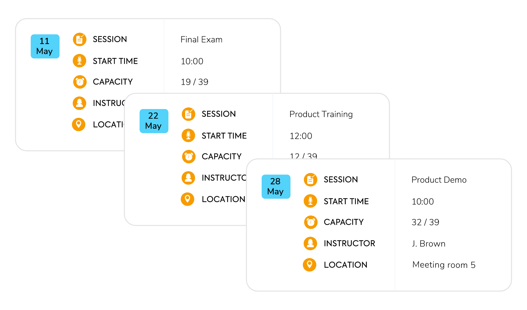 With TalentLMS you can host and schedule live sessions.