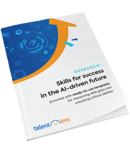 Cover page of the report on skills for success in the AI-driven future